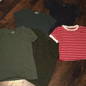 Various shirts